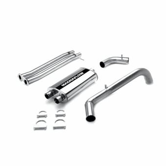 magnaflow 1996-1999 chevrolet/gmc suburban street series cat-back performance exhaust system 15699 - image