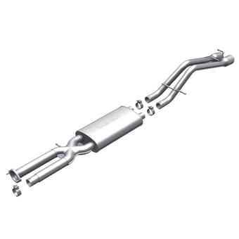 magnaflow 2003-2006 hummer h2 street series dual side by side rear ex cat-back performance exhaust system 15770 - image