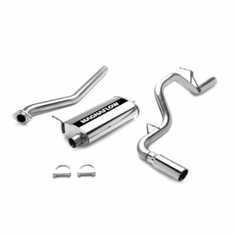magnaflow 2003-2006 chevrolet-gmc silverado/sierra single side exit street series cat-back performance exhaust system 15778 - image