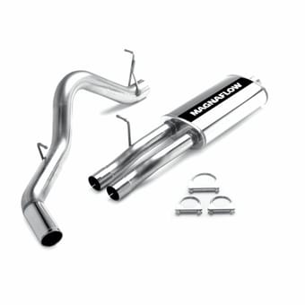 magnaflow 2001-2002 chevy-gmc silverado/sierra 2500hd street series cat-back performance exhaust system 15779 - image