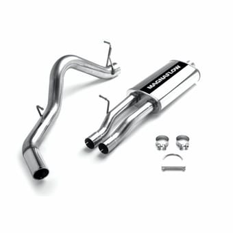 magnaflow 2003-2006 chevrolet/gmc silverado/sierra 2500hd street series cat-back performance exhaust system 15789 - image