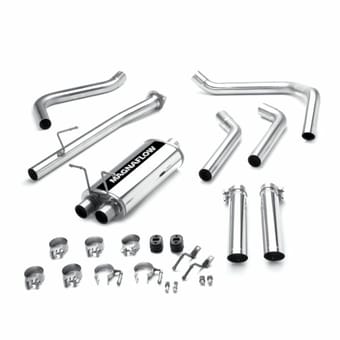 magnaflow 00-03 chevrolet/gmc s10/sonoma stainless dual performance exhaust system 15796 - image