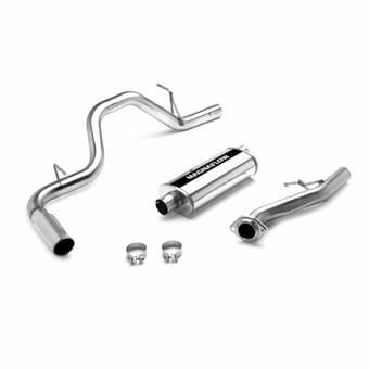 magnaflow 2003-2006 chevrolet/gmc silverado/sierra street series cat-back performance exhaust system15818 - image