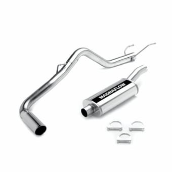 magnaflow 04-05 dodge ram hemi 1500 street series 3" single cat-back performance exhaust system 15862 - image