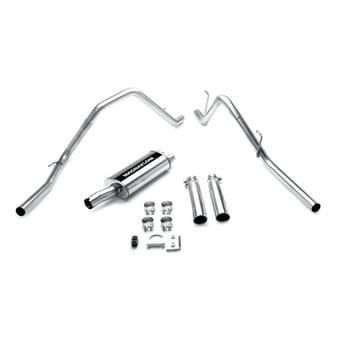 magnaflow 04-05 dodge ram 1500 hemi street series cat-back dual performance exhaust system15863 - image