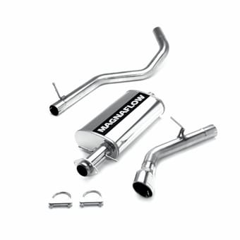 magnaflow 03-06 lincoln navigator 5.4l stainless cat-back performance exhaust system 15872 - image