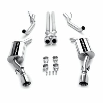 magnaflow 05-06 pontiac gto street series dual cat-back performance exhaust system 15892 - image
