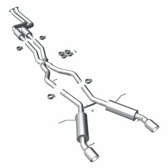 magnaflow 2011-2013 bmw 335i sport series cat-back performance exhaust system16388 - image
