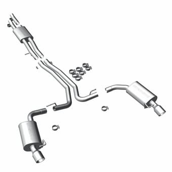magnaflow 2010-2018 ford flex street series cat-back performance exhaust system 16395 - image