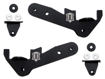 icon 2017-2022 ford f250/f350 super duty 4wd, 4-link frame bracket kit 164504 - image