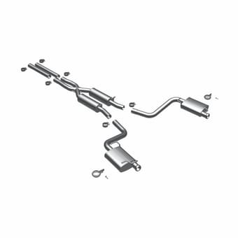 magnaflow 2009-2014 dodge challenger street series cat-back performance exhaust system 16514 - image
