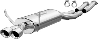 magnaflow 92-95 bmw 325i,325is touring series cat-back performance exhaust system 16534 - image