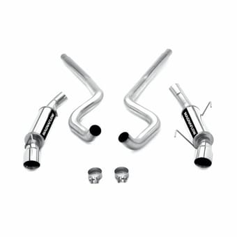 magnaflow 2010 ford mustang 3" competition series cat-back performance exhaust system 16572 - image