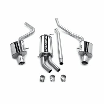 magnaflow 02-05 audi a4 touring series cat-back performance exhaust system 16600 - image