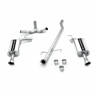 magnaflow 2006-2008 mazda 6 street series cat-back performance exhaust system 16609 - image