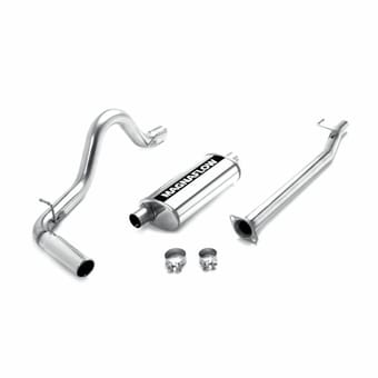 magnaflow 2005-2012 toyota tacoma street series cat-back performance exhaust system 16625 - image
