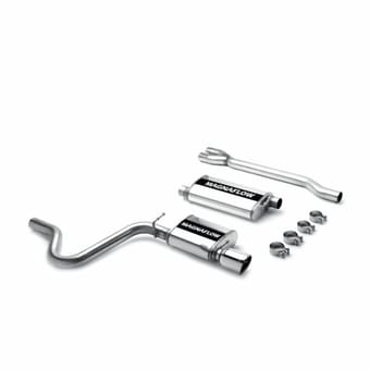 magnaflow 2005-2010 dodge street series single exit cat-back performance exhaust system16635 - image