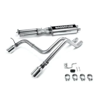 magnaflow 07-08 hummer h2 street series cat-back performance exhaust system 16772 - image