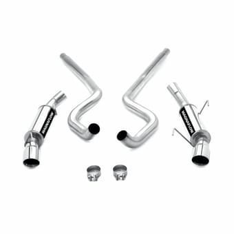 magnaflow 05-09 ford mustang, shelby gt500 competition series cat-back performance exhaust system 16674 - image
