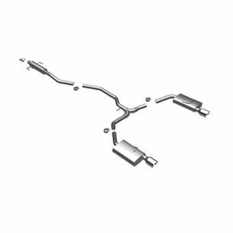 magnaflow ford fusion street series cat-back performance exhaust system 16675 - image