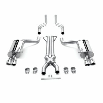 magnaflow 2006-2009 audi rs4 sport series cat-back performance exhaust system 16689 - image