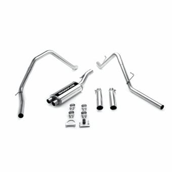 magnaflow 2006-2008 dodge ram 1500 street series cat-back performance exhaust system 16697 - image