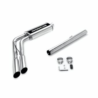 magnaflow 2006-2008 dodge ram 1500 street series cat-back performance exhaust system 16701 - image