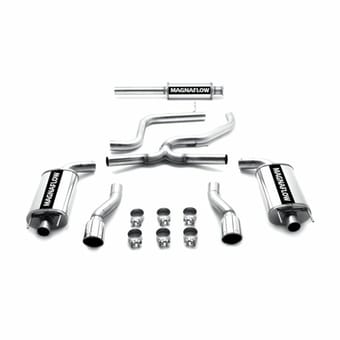magnaflow 2006-2009 chevrolet impala ss street series cat-back performance exhaust system 16707 - image