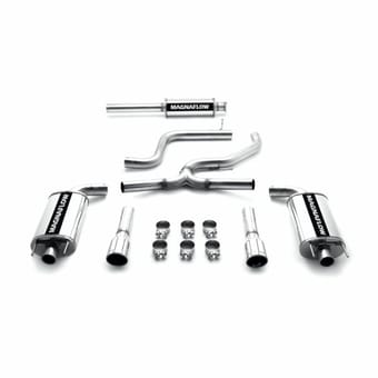 magnaflow 2006-2007 chevrolet monte carlo ss street series cat-back performance exhaust system 16727 - image