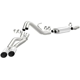 magnaflow 2009-2010 ford f-150 street series cat-back performance exhaust system 16736 - image