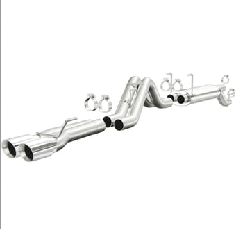 magnaflow sys c/b 06 dodge ram 1500 truck v10 8.3l std-cc dual straight passngr side rear exit exht 16749 - image
