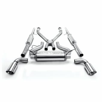 magnaflow 2008-2013 infiniti g37 street series cat-back performance exhaust system 16820 - image