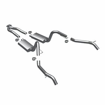 magnaflow 1975-1979 chevrolet camaro street series cat-back performance exhaust system 16828 - image