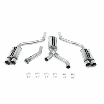 magnaflow 1992-1996 chevrolet corvette street series cat-back performance exhaust system 16837 - image
