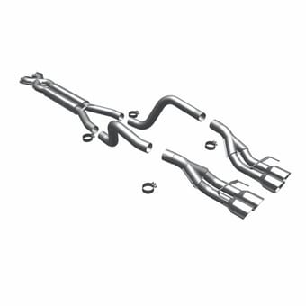 magnaflow 2006-2012 chevrolet corvette z06, zr1 competition series quad tip cat-back performance exhaust system 16839 - image