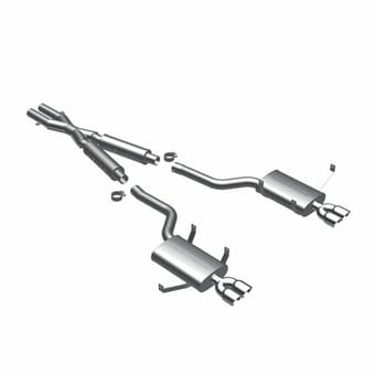 magnaflow 2000-2003 bmw m5 (e39) touring series cat-back performance exhaust system 16858 - image