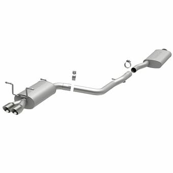 magnaflow 03-06 infiniti g35 v6 3.5l dual rear exit stainless cat-back performance exhaust 16861 - image