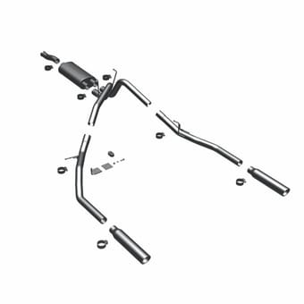 magnaflow 2000-2006 toyota tundra street series cat-back performance exhaust system 16864 - image