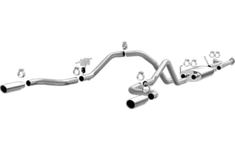 magnaflow 07-08 toyota tundra street series cat-back performance exhaust system 16865 - image