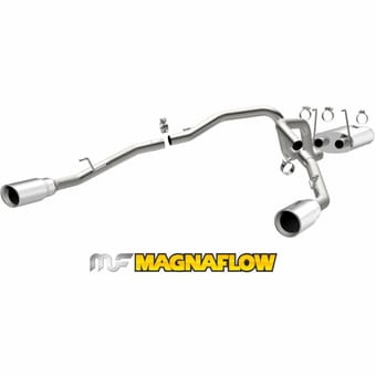 magnaflow 2009-2018 dodge ram street series cat-back performance exhaust system 16870 - image