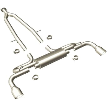 magnaflow 02-08 lexus sc430 l stainless c/b sys performance exhaust 16917 - image