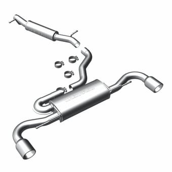 magnaflow 2008-2009 audi tt quattro sport series cat-back performance exhaust system 16994 - image