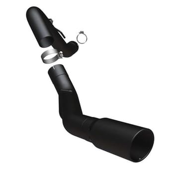magnaflow 2011-2013 chevrolet/gmc duramax (black) 4" dpf-back performance exhaust system 17024 - image