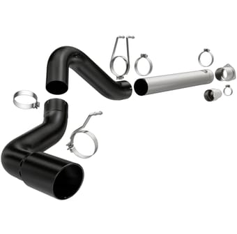 magnaflow 07.5-17 ford f-250/f-350 6.4l/6.7l 409 ss dpf back exhaust - black 17067 - image