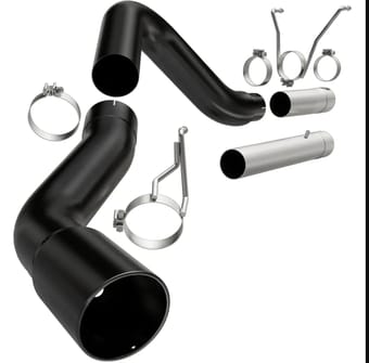 magnaflow 07-18 dodge 2500/3500 409 ss dpf back 5in single exit exhaust- black 17069 - image