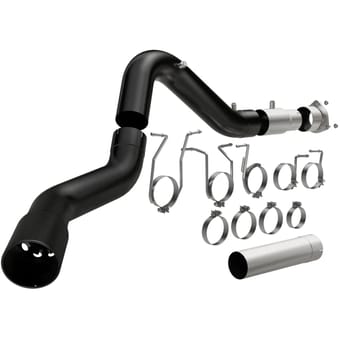 magnaflow 21+ gmc sierra 3500hd dpf-back black filter-back 5in single passenger side rear exit 17072 - image