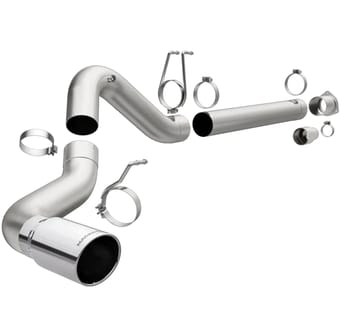 magnaflow 08-22 ford f-250/f-350/f-450 6.4l/6.7l dpf-back ss 5in single passenger side rear exit 17872 - image