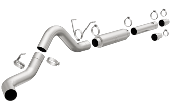 magnaflow 03-07 dodge ram 2500/3500 5.9l catback 5in single passenger side rear exit exhaust 17876 - image