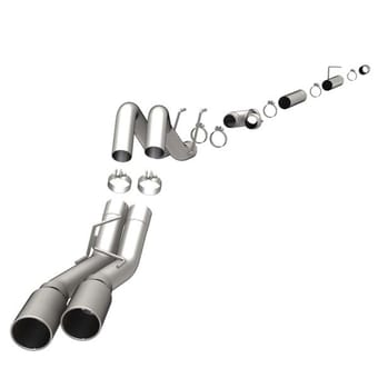 magnaflow 2008-2010 ford f250/350 pro dpf series filter-back performance exhaust system17988 - image