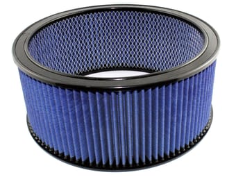 afe magnumflow air filters round racing p5r a/f rr p5r 14 od x 12 id x 6 h e/m 18-11407 - image